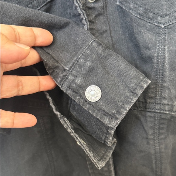 Levi's Dark Denim Jacket Dress - Picture 5 of 7